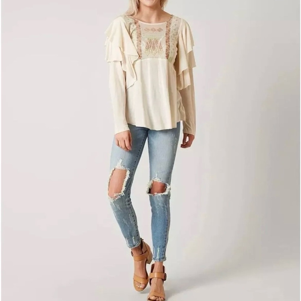 Free People La Cienega Embroidered Top - Picture 2 of 10